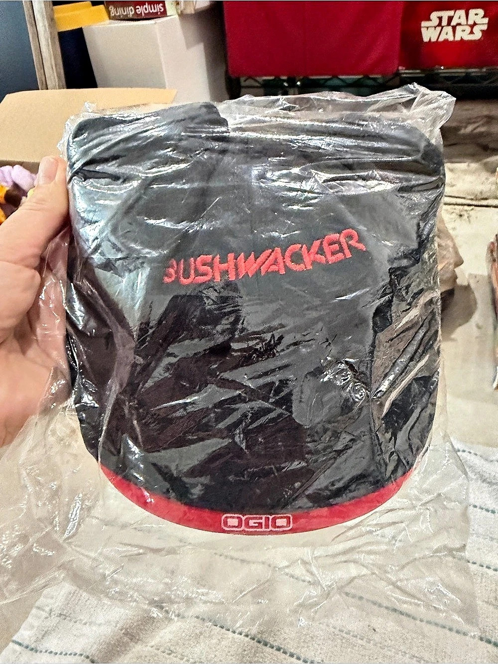OGIO Bushwacker Hat Black Red NWT